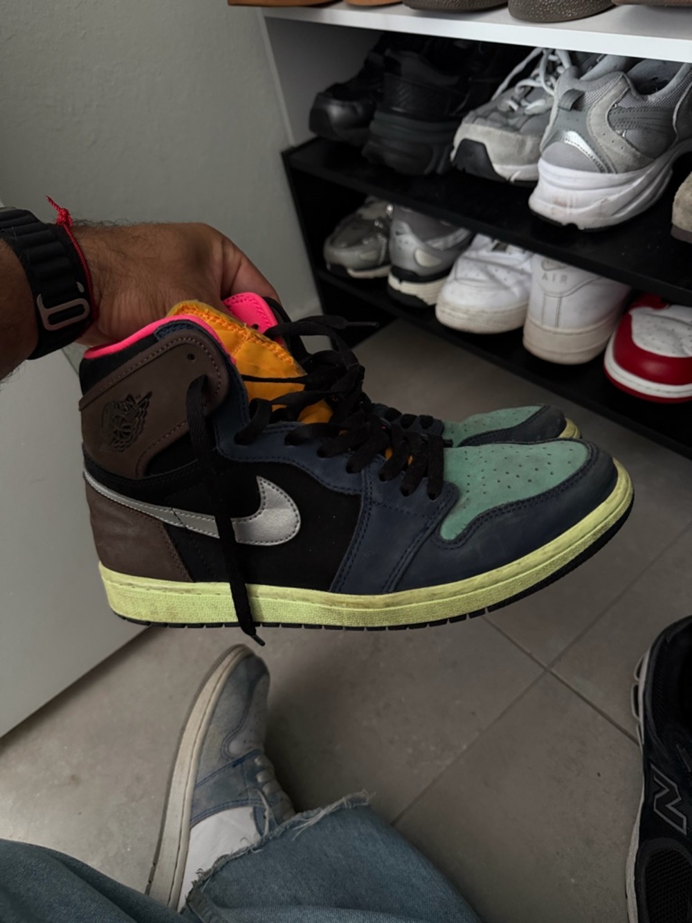 Air Jordan 1 Style Men’s High-Top Sneaker — Multi-Color
